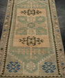 Turkish Mini Rug Oriental Hand Knotted Vintage Rug 1'8" x 3'3" #21102