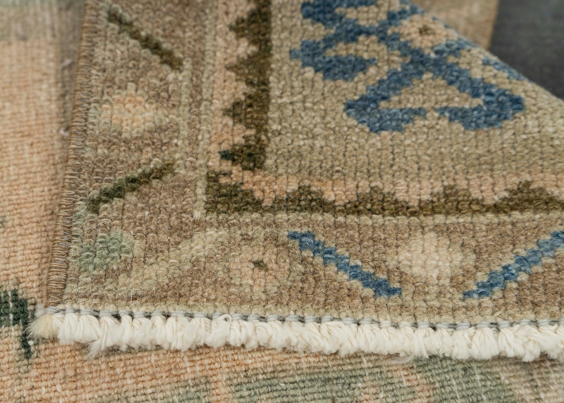 Turkish Mini Rug Oriental Hand Knotted Vintage Rug 1'8" x 3'3" #21102