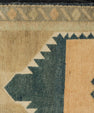 Turkish Mini Rug Oriental Hand Knotted Vintage Rug 1'7" x 2'10" #21272