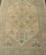 Turkish Mini Rug Oriental Hand Knotted Vintage Rug 1'11" x 3'1" #21050