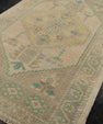 Turkish Mini Rug Oriental Hand Knotted Vintage Rug 1'11" x 3'1" #21050