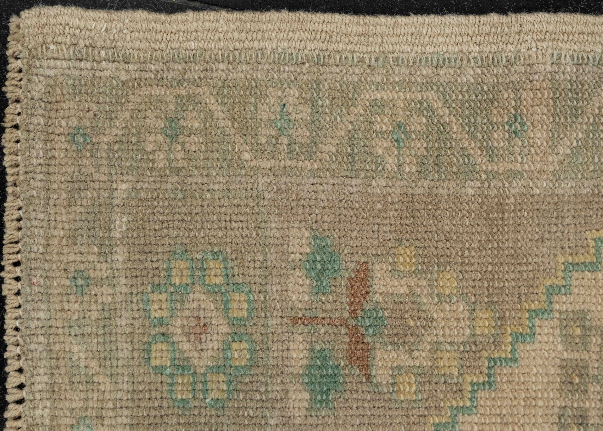 Turkish Mini Rug Oriental Hand Knotted Vintage Rug 1'11" x 3'1" #21050