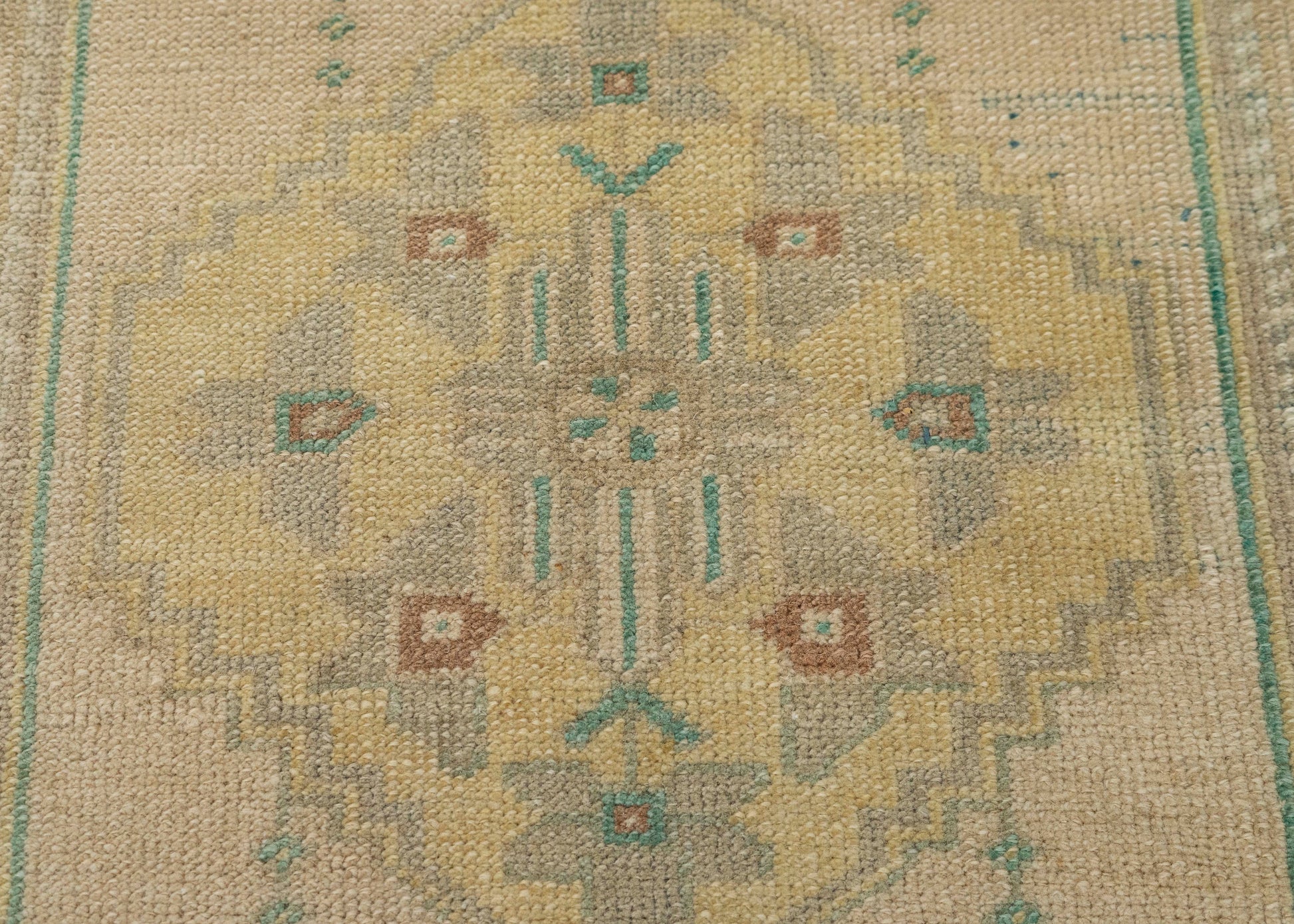 Turkish Mini Rug Oriental Hand Knotted Vintage Rug 1'11" x 3'1" #21050