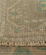 Turkish Mini Rug Oriental Hand Knotted Vintage Rug 1'11" x 3'1" #21050