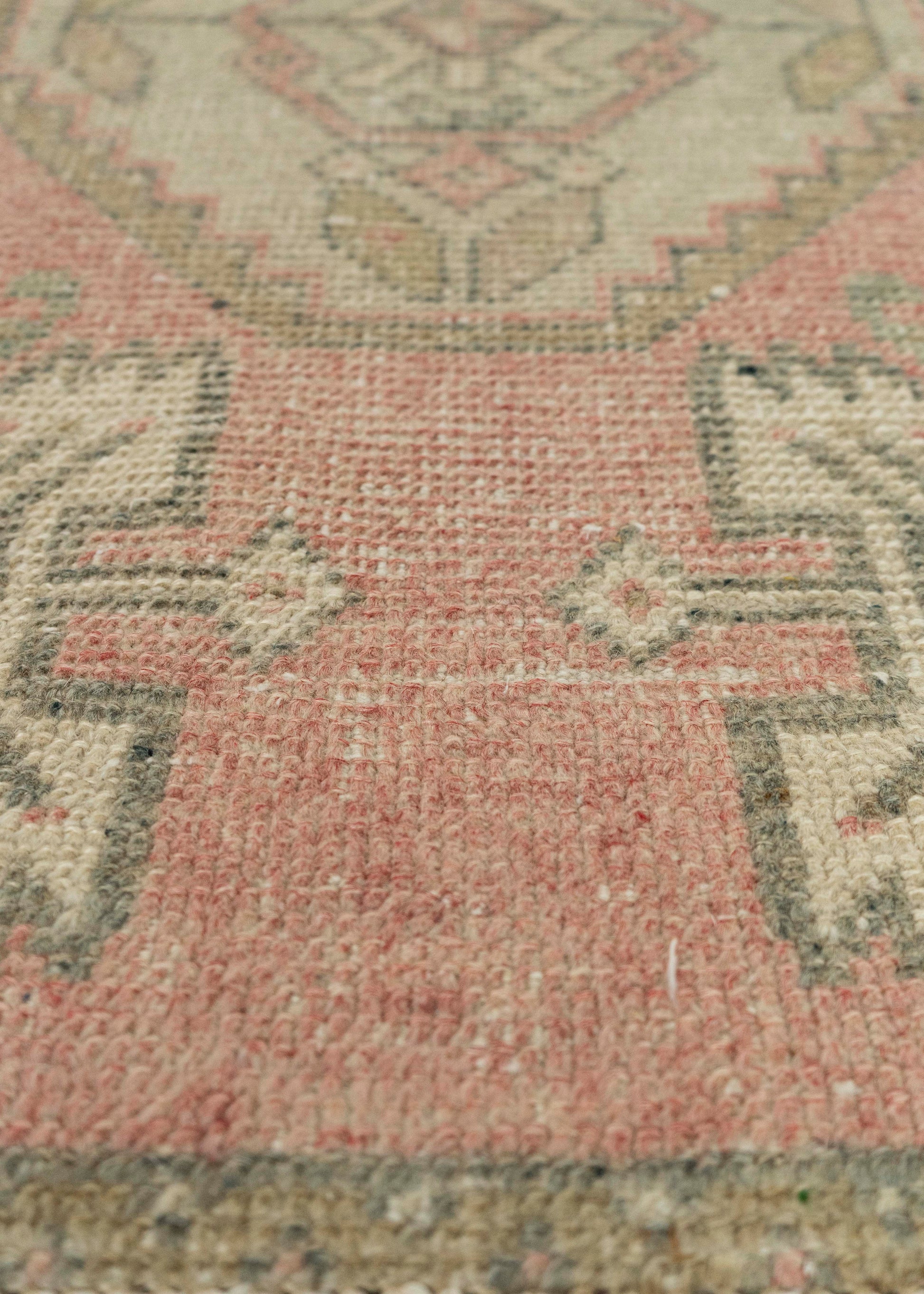 Turkish Mini Rug Oriental Hand Knotted Vintage Rug 1'9" x 3'4" #21138
