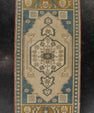 Turkish Mini Rug Oriental Hand Knotted Vintage Rug 1'9" x 3'1" #21139