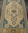 Turkish Mini Rug Oriental Hand Knotted Vintage Rug 1'9" x 3'1" #21139