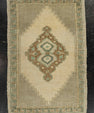 Turkish Mini Rug Oriental Hand Knotted Vintage Rug 1'9" x 3'3" #21140