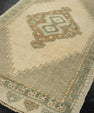 Turkish Mini Rug Oriental Hand Knotted Vintage Rug 1'9" x 3'3" #21140