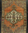 Turkish Mini Rug Oriental Hand Knotted Vintage Rug 1'8" x 2'4" #21230