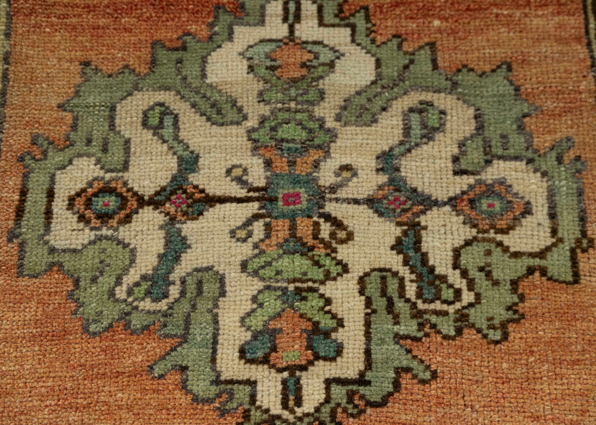 Turkish Mini Rug Oriental Hand Knotted Vintage Rug 1'8" x 2'4" #21230