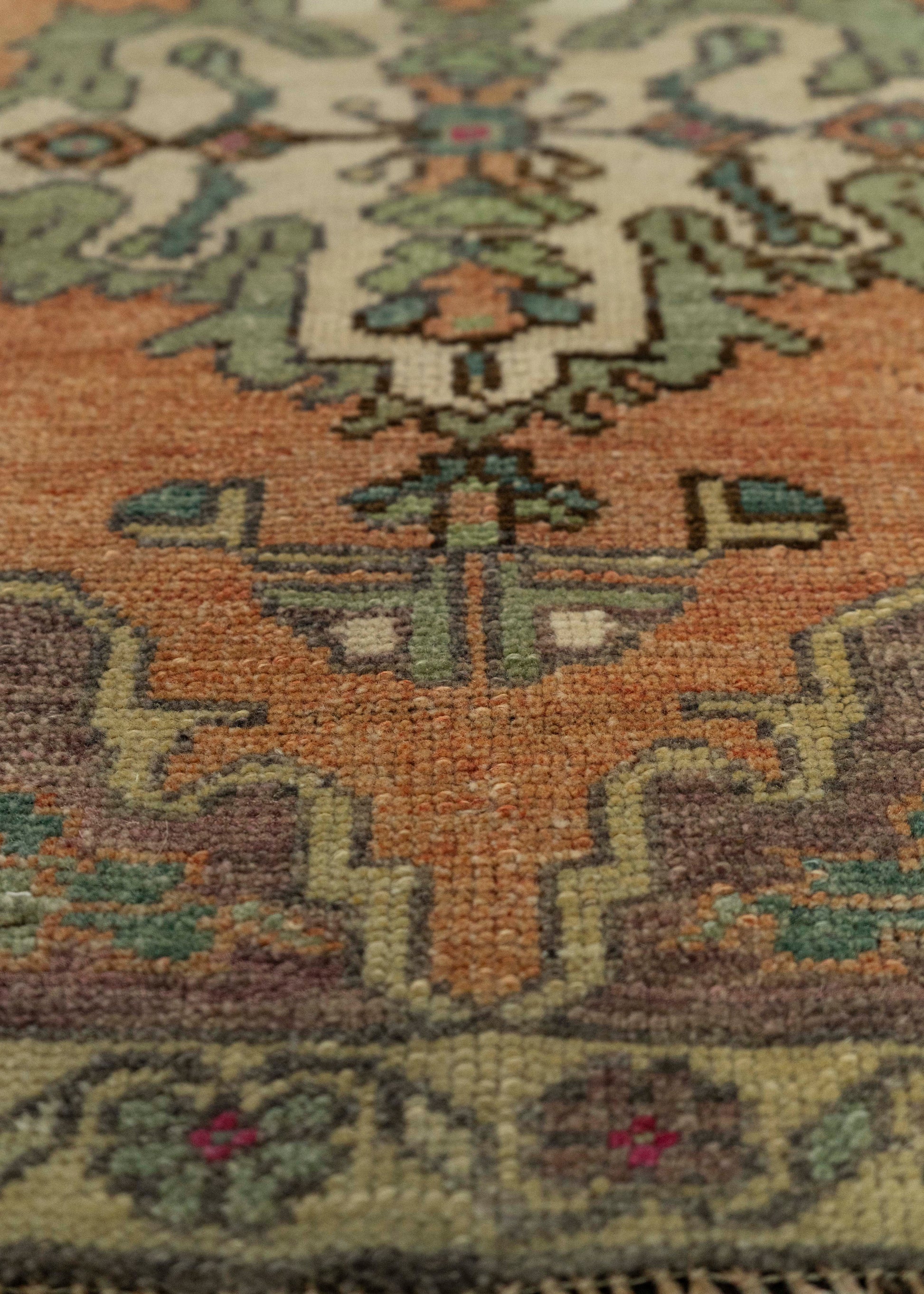 Turkish Mini Rug Oriental Hand Knotted Vintage Rug 1'8" x 2'4" #21230