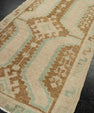 Turkish Mini Rug Oriental Hand Knotted Vintage Rug 1'7" x 3' #21037