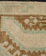 Turkish Mini Rug Oriental Hand Knotted Vintage Rug 1'7" x 3' #21037