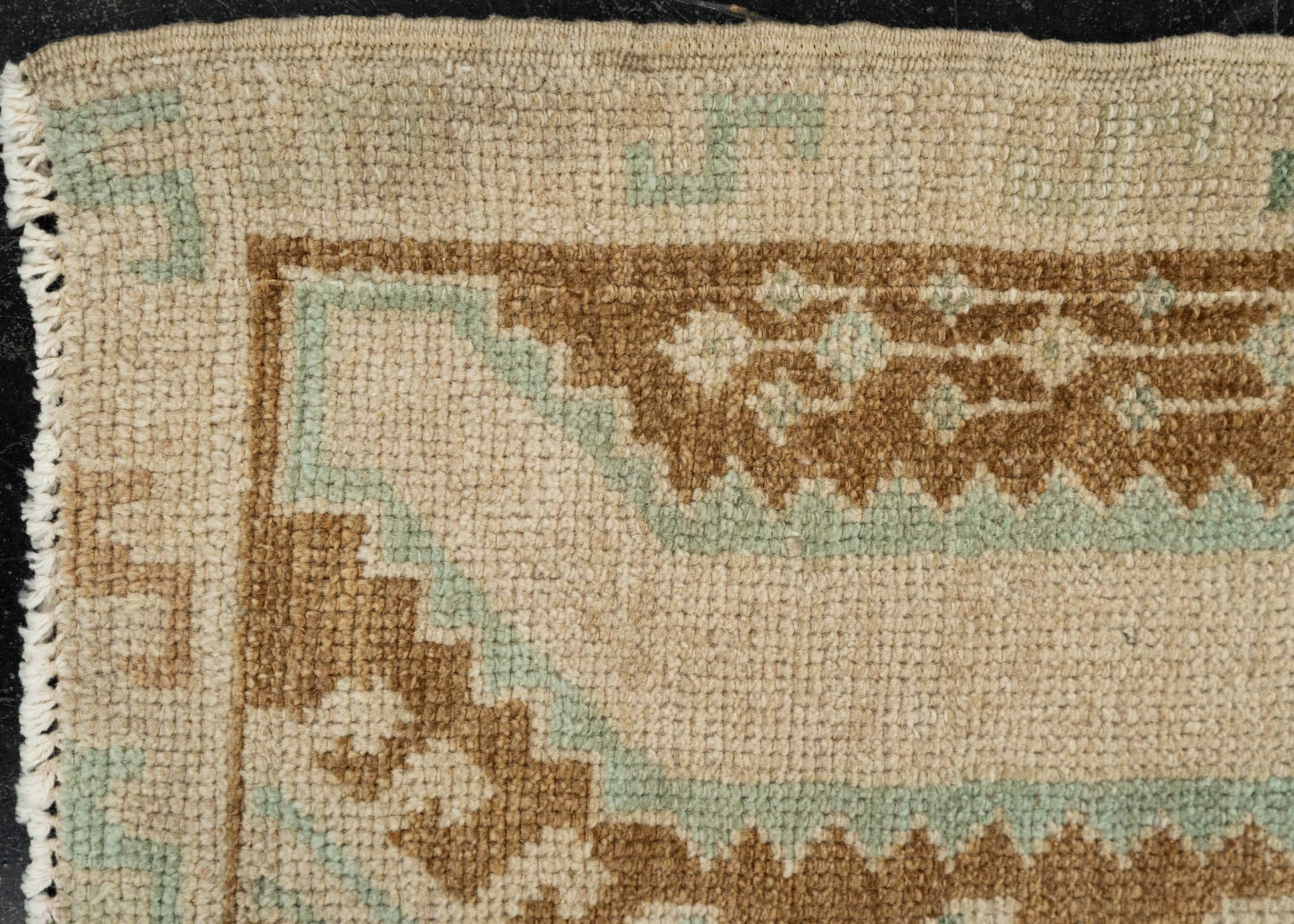Turkish Mini Rug Oriental Hand Knotted Vintage Rug 1'7" x 3' #21037