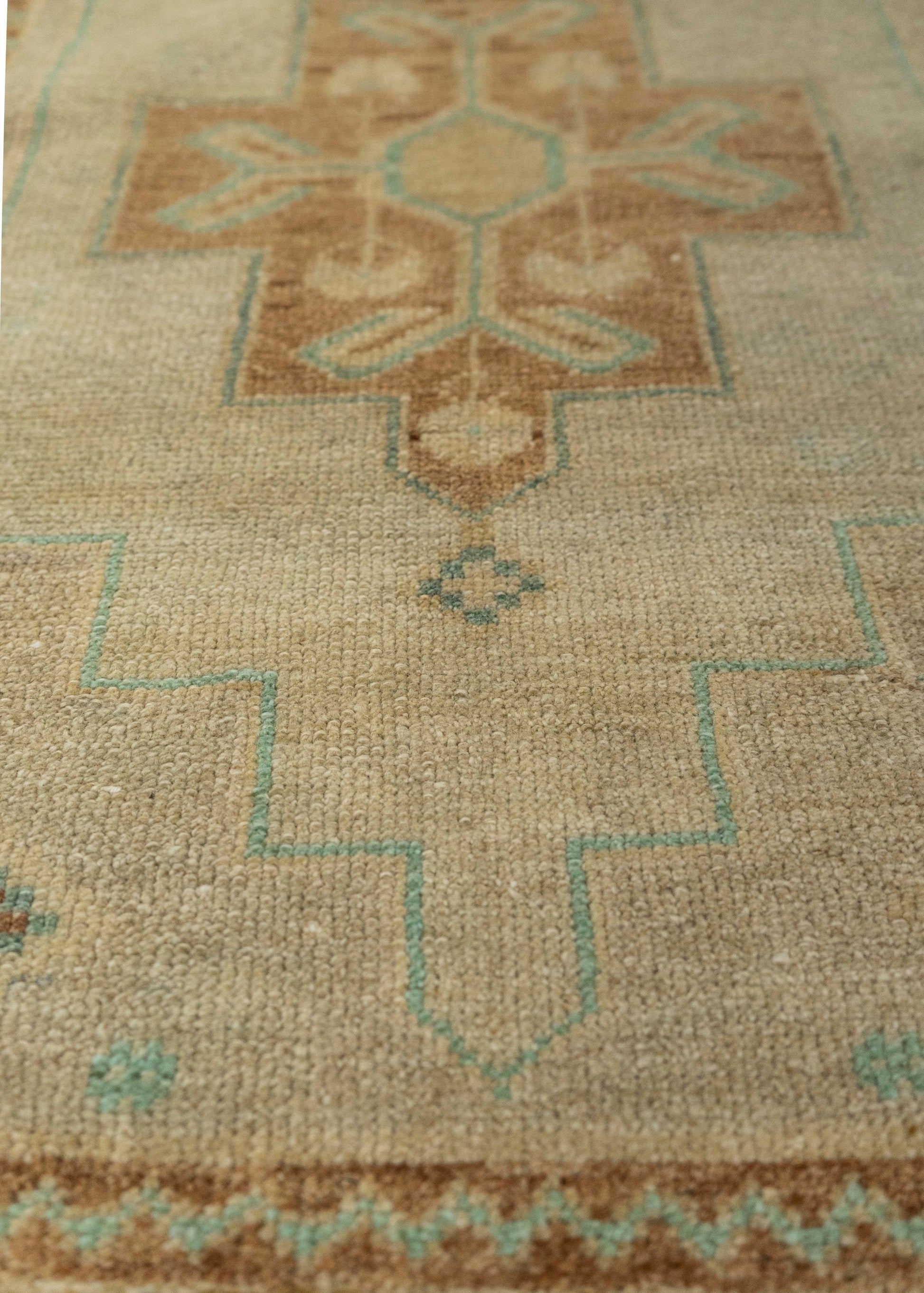 Turkish Mini Rug Oriental Hand Knotted Vintage Rug 1'7" x 2'10" #21258