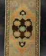 Turkish Mini Rug Oriental Hand Knotted Vintage Rug 1'8" x 2'11" #21259