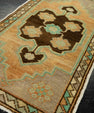 Turkish Mini Rug Oriental Hand Knotted Vintage Rug 1'8" x 2'11" #21259