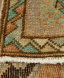 Turkish Mini Rug Oriental Hand Knotted Vintage Rug 1'8" x 2'11" #21259