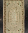 Turkish Mini Rug Oriental Hand Knotted Vintage Rug 1'9" x 3'3" #21074