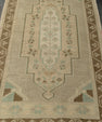 Turkish Mini Rug Oriental Hand Knotted Vintage Rug 1'9" x 3'3" #21074