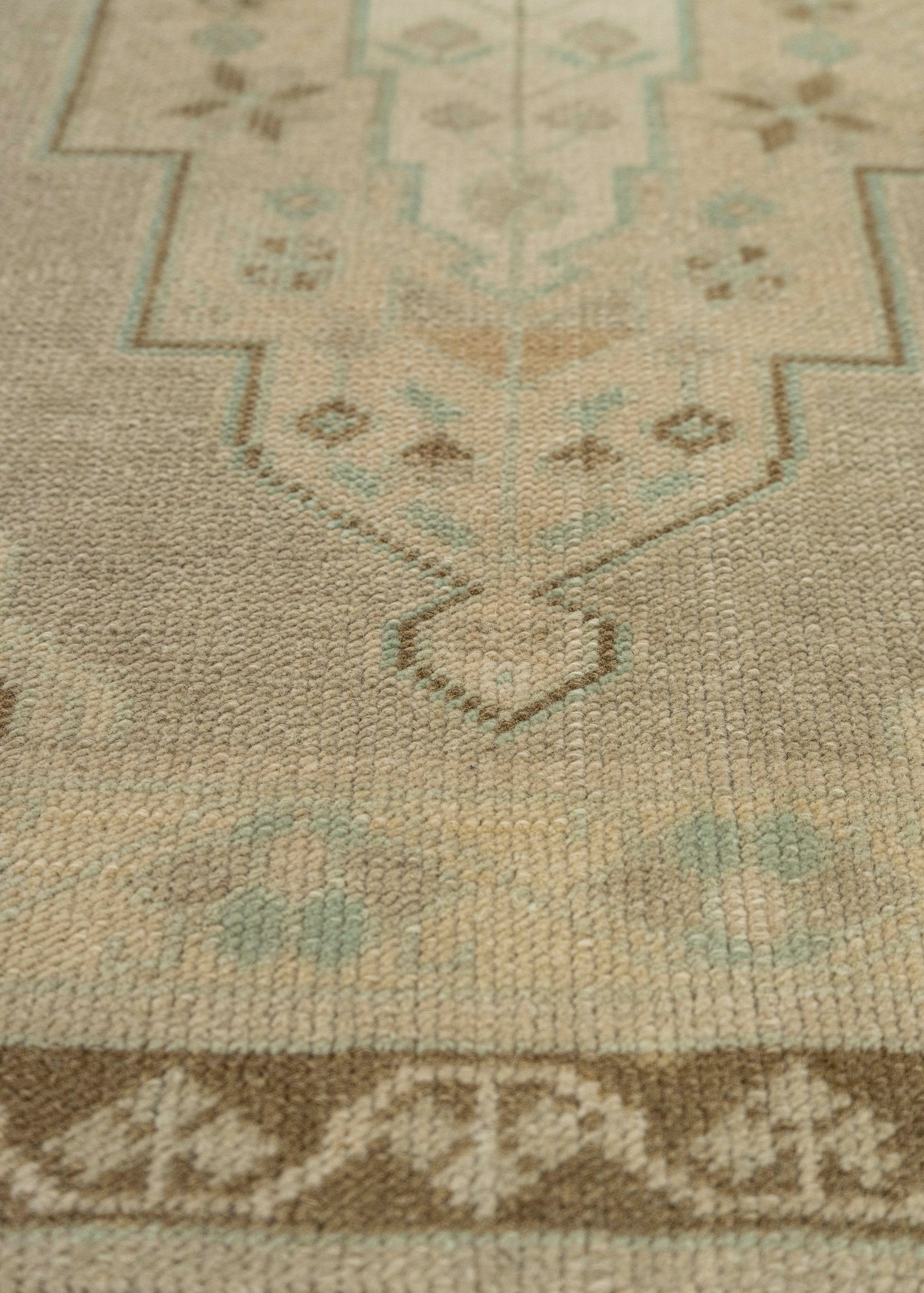 Turkish Mini Rug Oriental Hand Knotted Vintage Rug 1'9" x 3'3" #21074