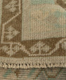 Turkish Mini Rug Oriental Hand Knotted Vintage Rug 1'9" x 3'3" #21074