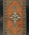 Turkish Mini Rug Oriental Hand Knotted Vintage Rug 1'9" x 3' #21167