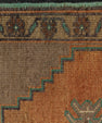 Turkish Mini Rug Oriental Hand Knotted Vintage Rug 1'9" x 3' #21167
