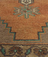 Turkish Mini Rug Oriental Hand Knotted Vintage Rug 1'9" x 3' #21167
