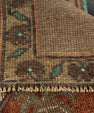 Turkish Mini Rug Oriental Hand Knotted Vintage Rug 1'9" x 3' #21167