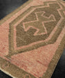 Turkish Mini Rug Oriental Hand Knotted Vintage Rug 1'8" x 3'2" #21169