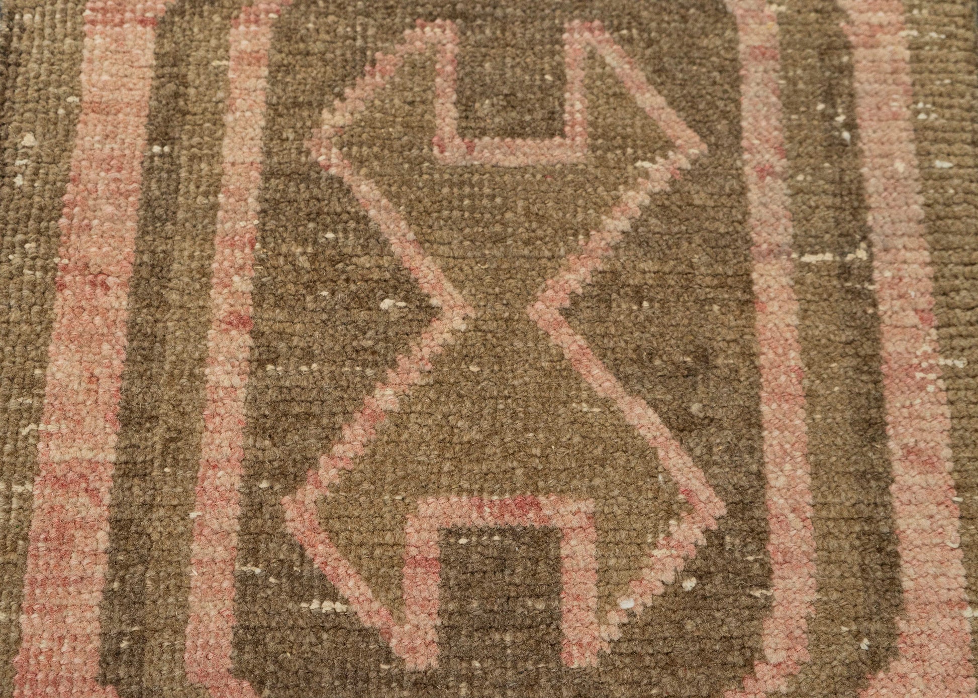 Turkish Mini Rug Oriental Hand Knotted Vintage Rug 1'8" x 3'2" #21169