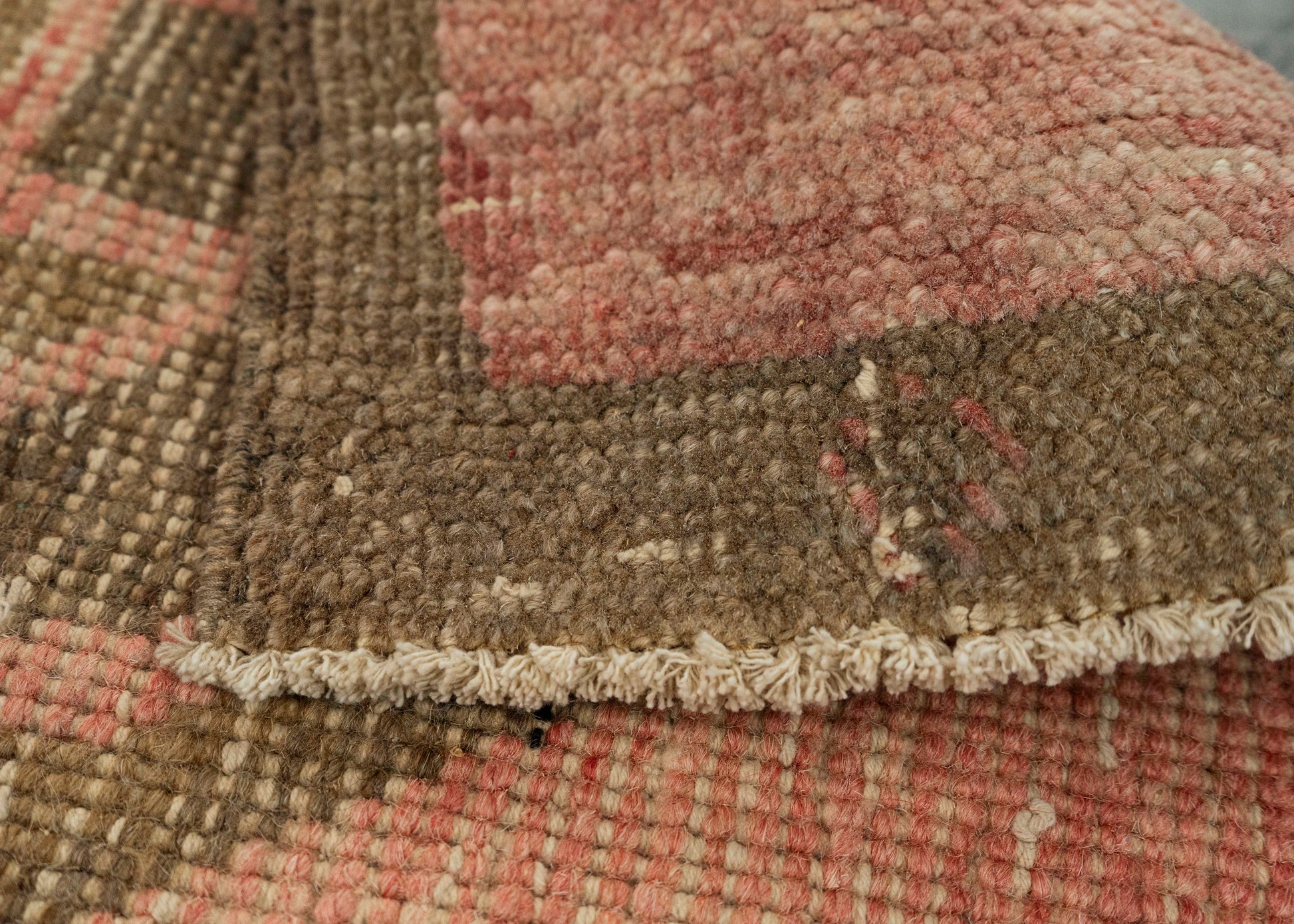 Turkish Mini Rug Oriental Hand Knotted Vintage Rug 1'8" x 3'2" #21169