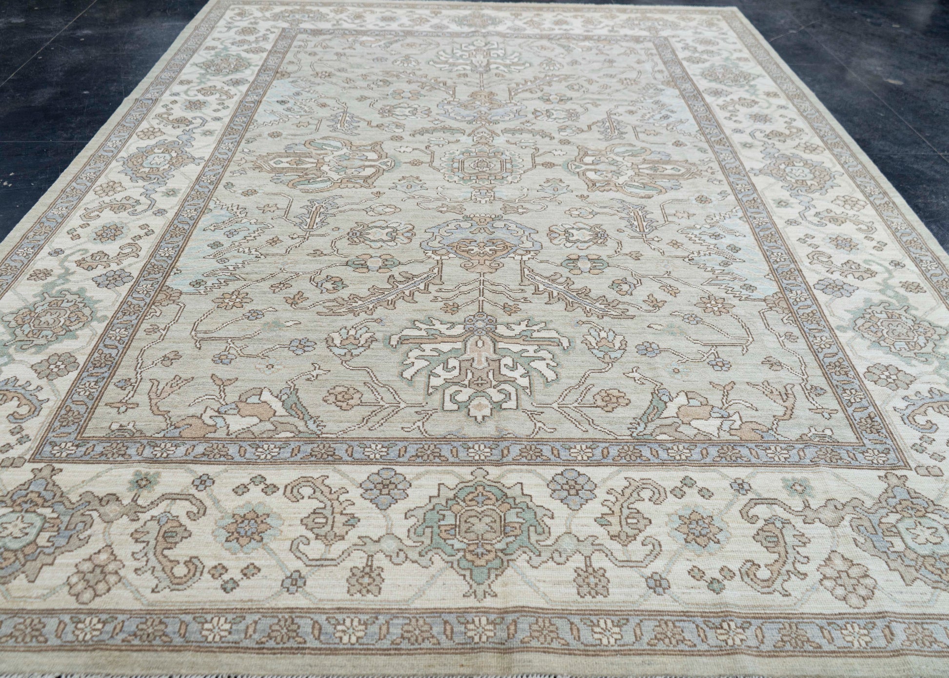 Oushak Rug 9'3" x 12'6" #17197