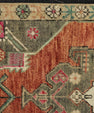 Turkish Mini Rug Oriental Hand Knotted Vintage Rug 1'8" x 3'6" #21178
