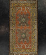 Turkish Mini Rug Oriental Hand Knotted Vintage Rug 1'7" x 3'6" #21032