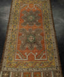 Turkish Mini Rug Oriental Hand Knotted Vintage Rug 1'7" x 3'6" #21032