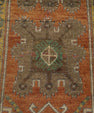 Turkish Mini Rug Oriental Hand Knotted Vintage Rug 1'7" x 3'6" #21032