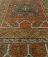 Turkish Mini Rug Oriental Hand Knotted Vintage Rug 1'7" x 3'6" #21032