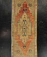 Turkish Mini Rug Oriental Hand Knotted Vintage Rug 1'6" x 3'7" #21147