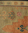 Turkish Mini Rug Oriental Hand Knotted Vintage Rug 1'6" x 3'7" #21147
