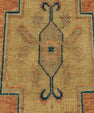 Turkish Mini Rug Oriental Hand Knotted Vintage Rug 1'6" x 3'7" #21147