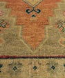 Turkish Mini Rug Oriental Hand Knotted Vintage Rug 1'6" x 3'7" #21147