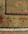 Turkish Mini Rug Oriental Hand Knotted Vintage Rug 1'6" x 3'7" #21147