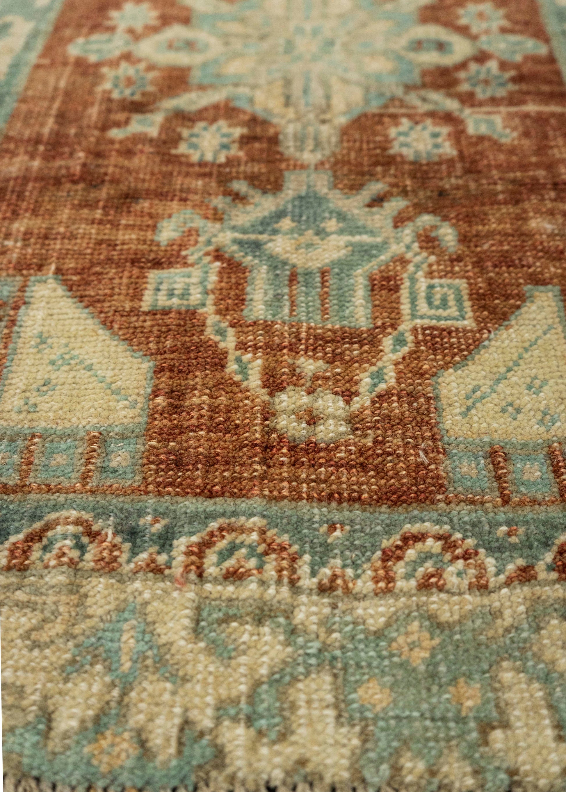 Turkish Mini Rug Oriental Hand Knotted Vintage Rug 1'6" x 2'10" #21143