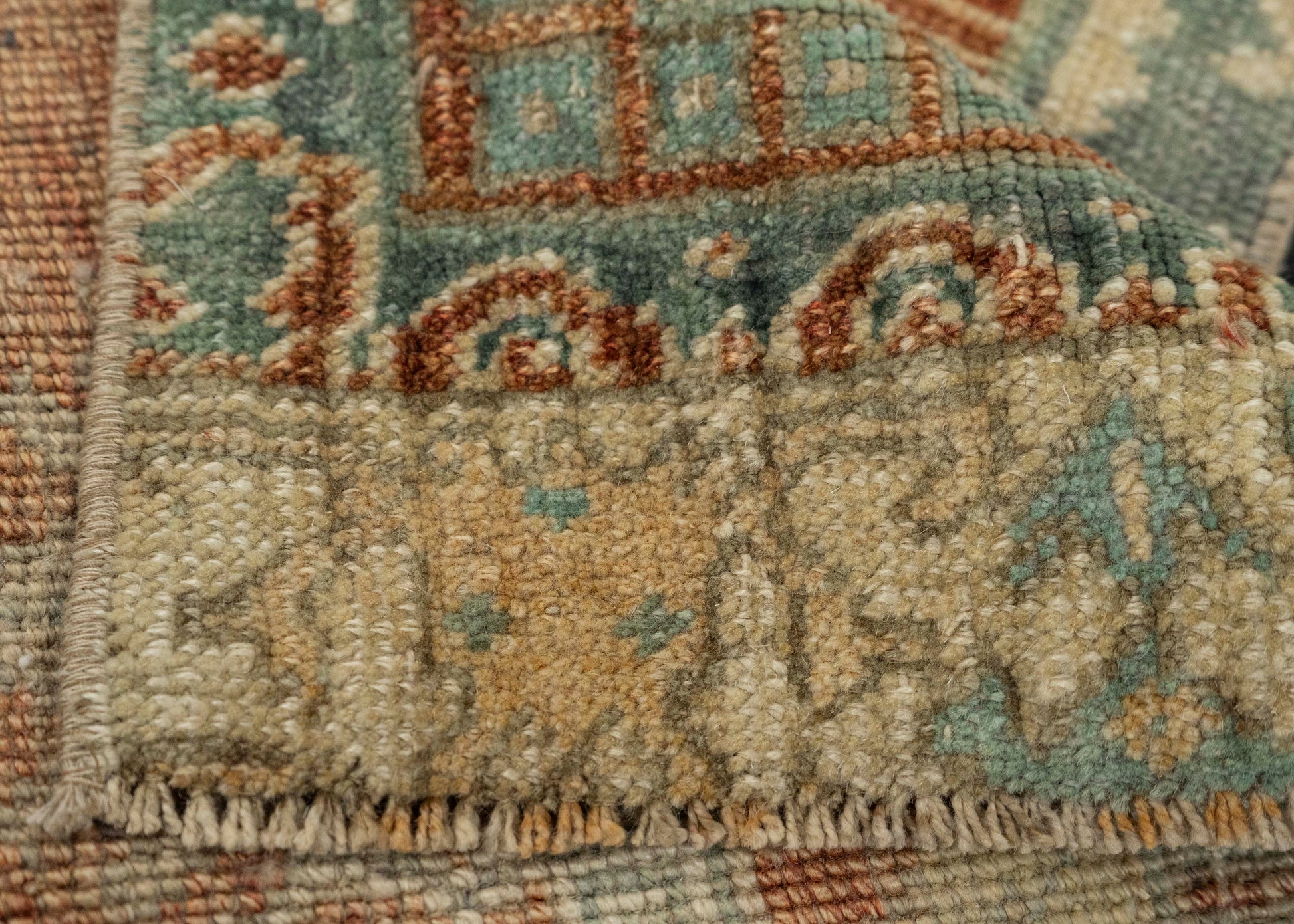 Turkish Mini Rug Oriental Hand Knotted Vintage Rug 1'6" x 2'10" #21143