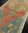 Turkish Mini Rug Oriental Hand Knotted Vintage Rug 1'8" x 3'5" #21176