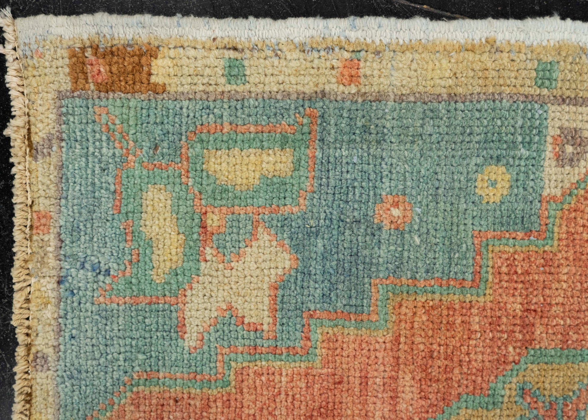 Turkish Mini Rug Oriental Hand Knotted Vintage Rug 1'8" x 3'5" #21176