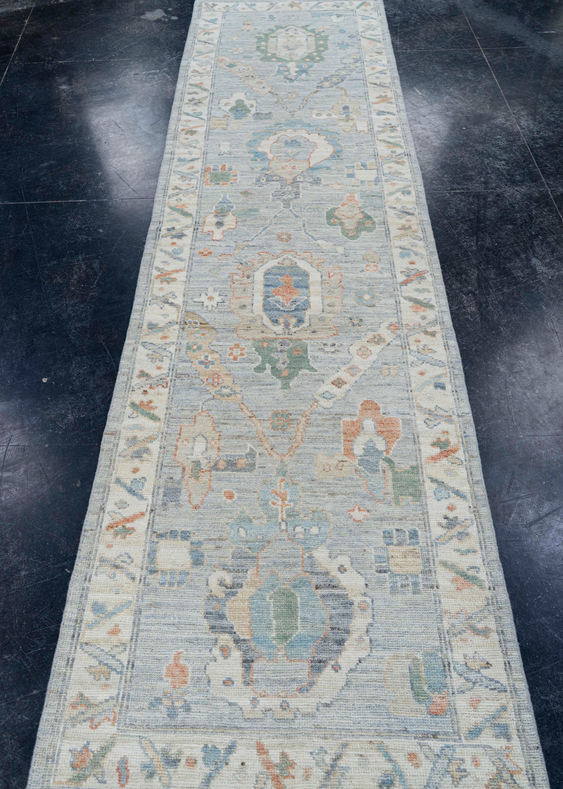 Oushak Rug 2'8" x 10'2" #17186